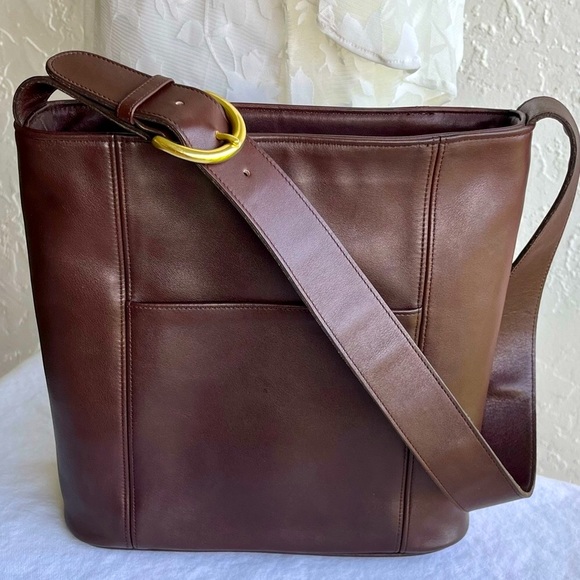Coach Handbags - VINTAGE COACH LEGACY ERICKSON SOHO DARK BROWN 4169 Leather Shoulder Bag